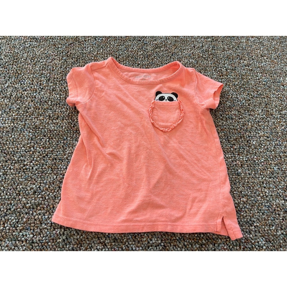 Okie Dokie Girls Bright Panda T-Shirt 2T